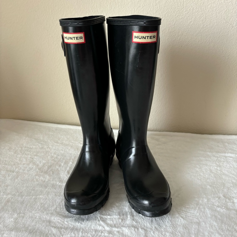 Hunter Black Women/Kids Rain Boots